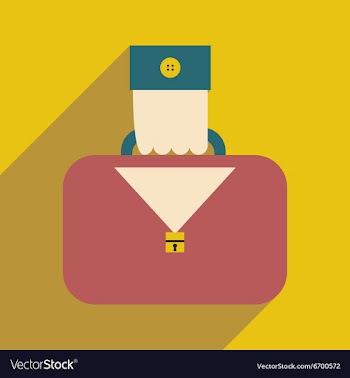 Flat design modern icon case vector image