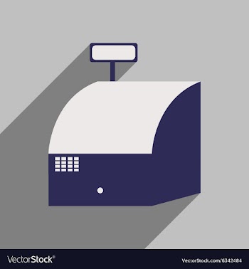 Flat design modern icon cash vector image