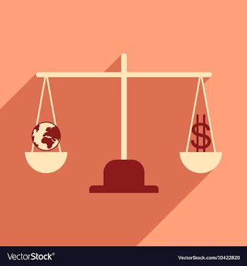 Flat design modern icon Globe vector image