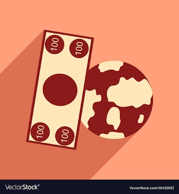 Flat design modern icon Globe vector image