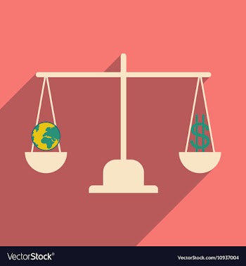 Flat design modern icon Globe vector image