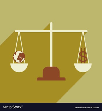 Flat design modern icon Globe vector image