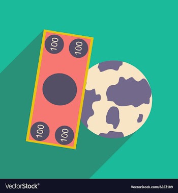 Flat design modern icon Globe vector image