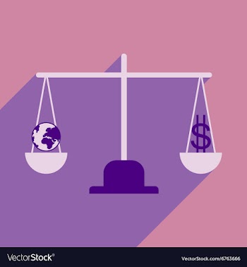 Flat design modern icon Globe vector image