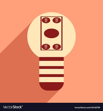 Flat design modern icon Money vector image