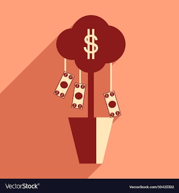 Flat design modern icon Money vector image