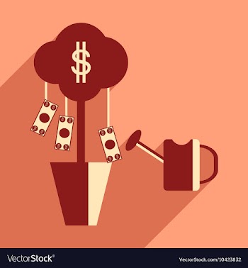 Flat design modern icon Money vector image