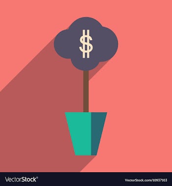 Flat design modern icon Money vector image