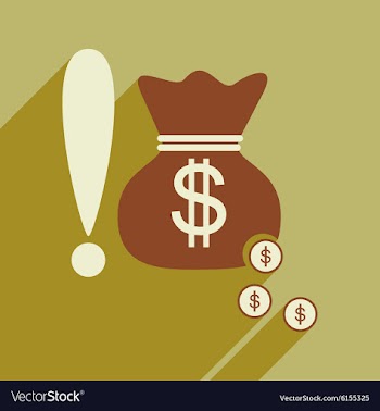 Flat design modern icon money vector image