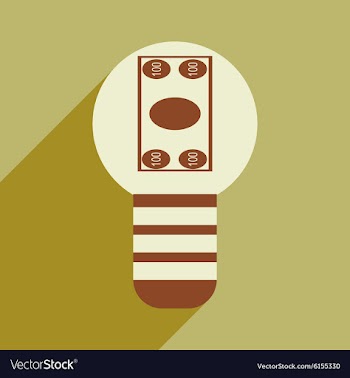 Flat design modern icon Money vector image