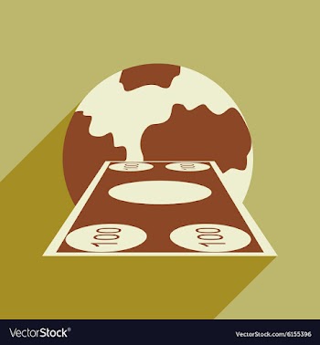 Flat design modern icon Money vector image
