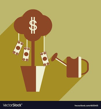 Flat design modern icon Money vector image