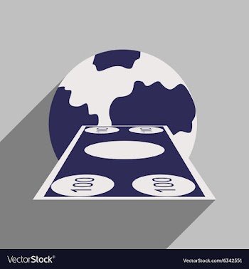Flat design modern icon Money vector image