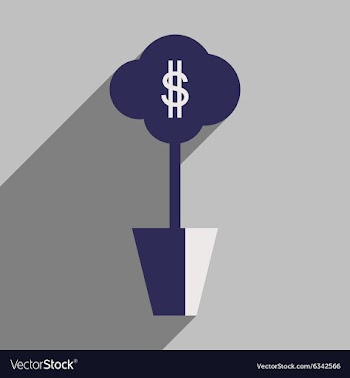 Flat design modern icon Money vector image