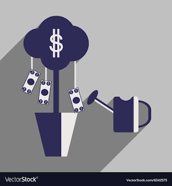 Flat design modern icon Money vector image