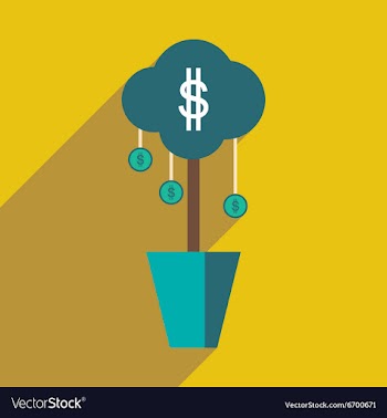 Flat design modern icon Money vector image