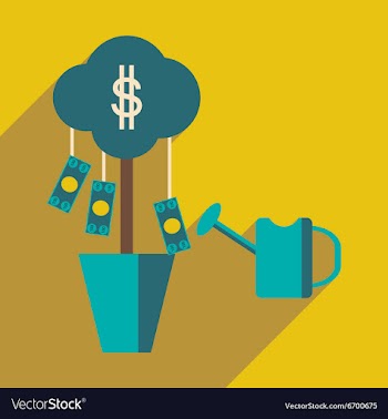 Flat design modern icon Money vector image