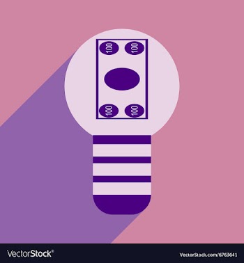 Flat design modern icon Money vector image