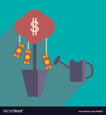 Flat design modern icon Money vector image