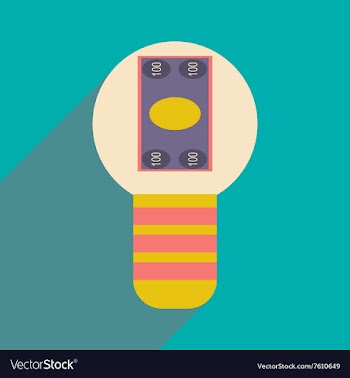 Flat design modern icon Money vector image