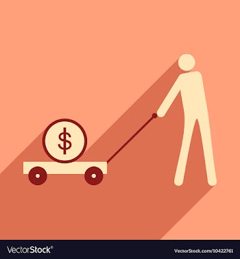 Flat design modern icon Stick vector image