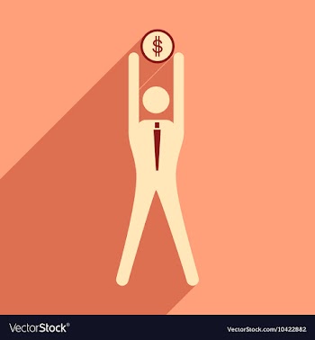 Flat design modern icon Stick vector image