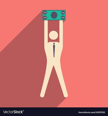 Flat design modern icon Stick vector image