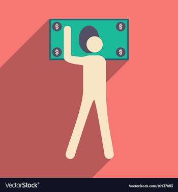 Flat design modern icon Stick vector image