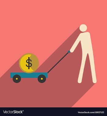 Flat design modern icon Stick vector image