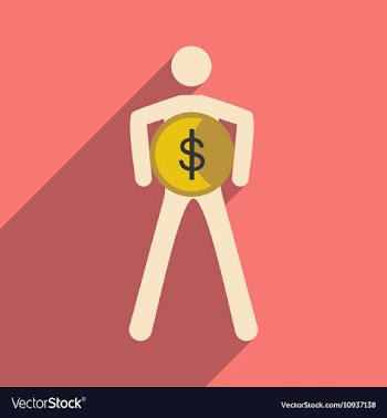 Flat design modern icon Stick vector image