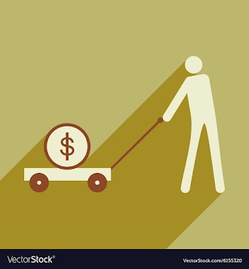 Flat design modern icon Stick vector image