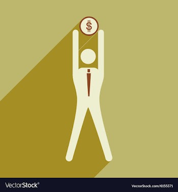 Flat design modern icon Stick vector image