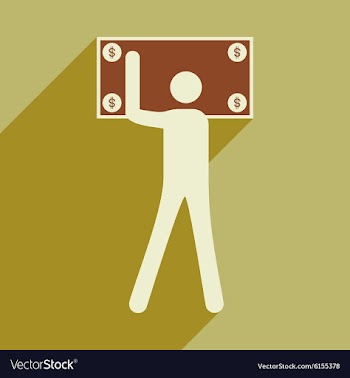 Flat design modern icon Stick vector image