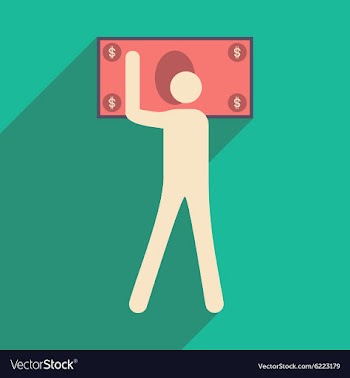 Flat design modern icon Stick vector image