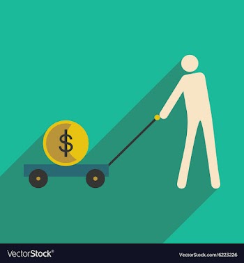 Flat design modern icon Stick vector image