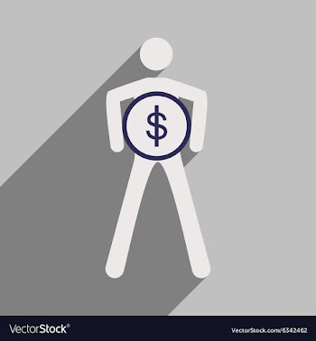 Flat design modern icon Stick vector image