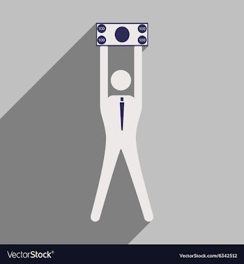 Flat design modern icon Stick vector image