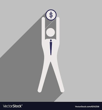 Flat design modern icon Stick vector image