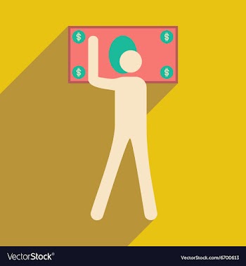 Flat design modern icon Stick vector image