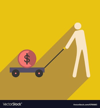 Flat design modern icon Stick vector image
