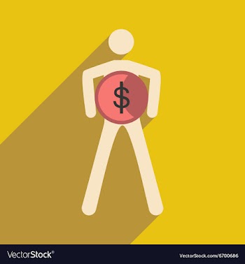 Flat design modern icon Stick vector image