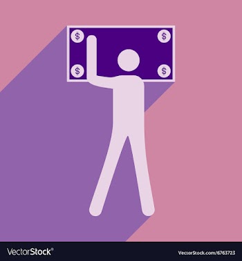 Flat design modern icon Stick vector image