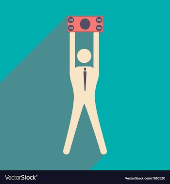 Flat design modern icon Stick vector image