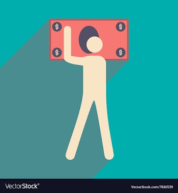 Flat design modern icon Stick vector image