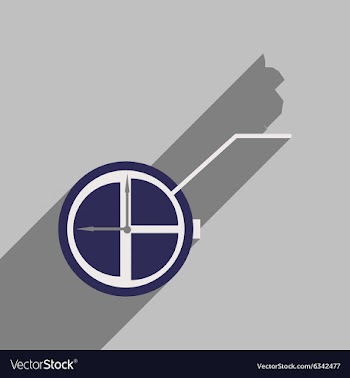 Flat design modern icon Watch vector image