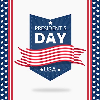 Flat design presidents day celebration concept Free Vector