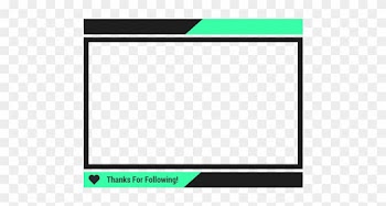 Flat Design Twitch Webcam Overlay [free] By Kaffemlg - Parallel