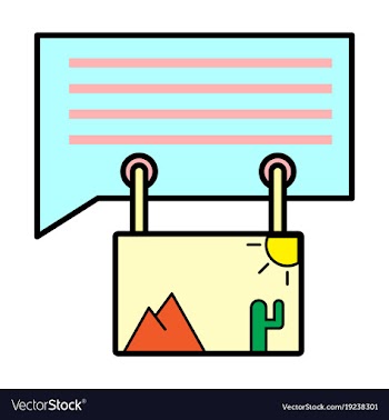 Flat email attachment icon paper document clip vector image