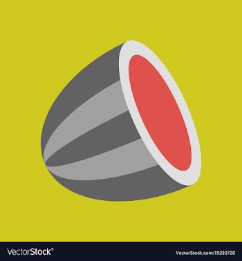 Flat fresh and juicy whole watermelon vector image