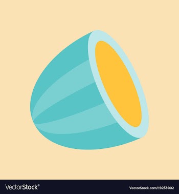 Flat fresh and juicy whole watermelon vector image